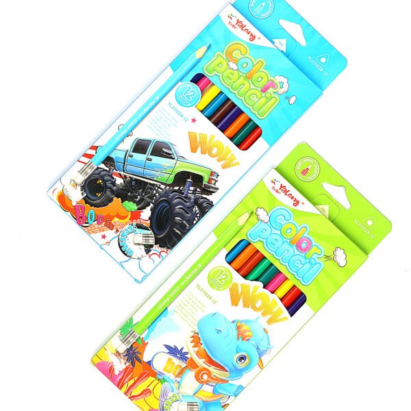 ألوان خشب يالونج 12 لون طويل 211028 - الصورة 2