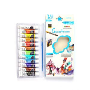 الوان جواش 12 لون + فرشاه 1128 - الصورة 3