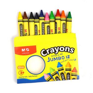 الوان شمع 12 لون جامبو 3402 M&G - الصورة 2