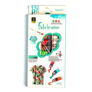 الوان قماش 12 لون + فرشاه 1178 - الصورة 4