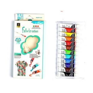 الوان قماش 12 لون + فرشاه 1178 - الصورة 3