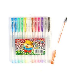 طقم 12 قلم جليتر - الصورة 2