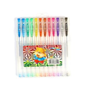 طقم 12 قلم جليتر - الصورة 3