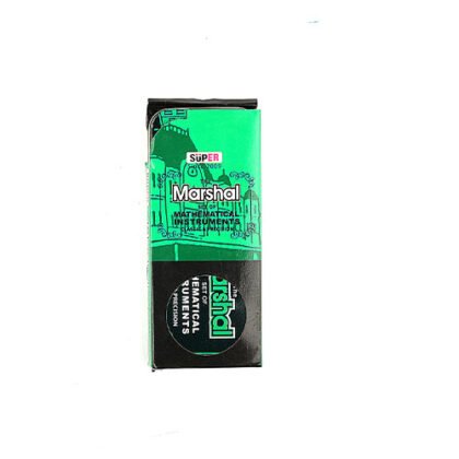 طقم هندسي معدن رقم 2009 اخضر