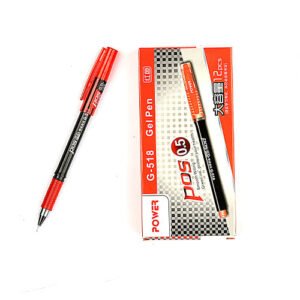 قلم جيل 518  احمر