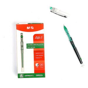 قلم حبر رولر اخضر