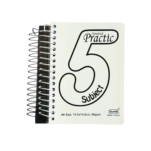 كشكول ياسين براكتك 190 ورقه 5 فاصل A6 السعر 50 جنيه