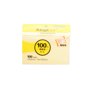 ستيك نوت لاصق 5×3 – 100 ورقة (Xingli)