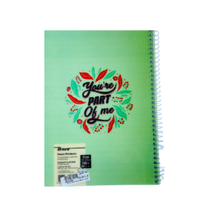 كشكول سلك 100 ورقة مسطر ِA5 - الصورة 2