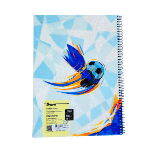 كشكول سلك 1/2 سنتي 100 ورقة A4 - الصورة 2