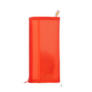 مقلمة ميتالك شفافة سادة A6 - لون احمر